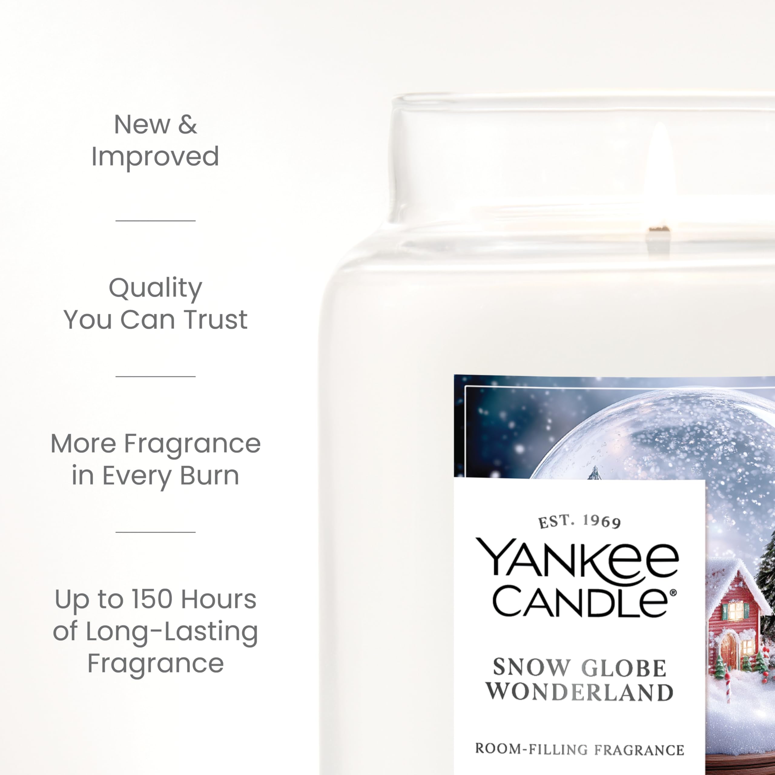 Amazon.com: Yankee Candle Snow Globe Wonderland, Christmas Scented